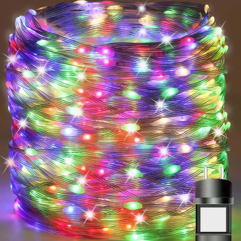 MiCasa Italia. Luci per Albero 500 LED Colorate 500 cm Interno Esterno