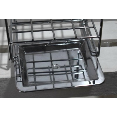 Incasa Asta appendi Utensili da Cucina 32x12 mm L. 275 cm in Alluminio  Satinato – con Ganci