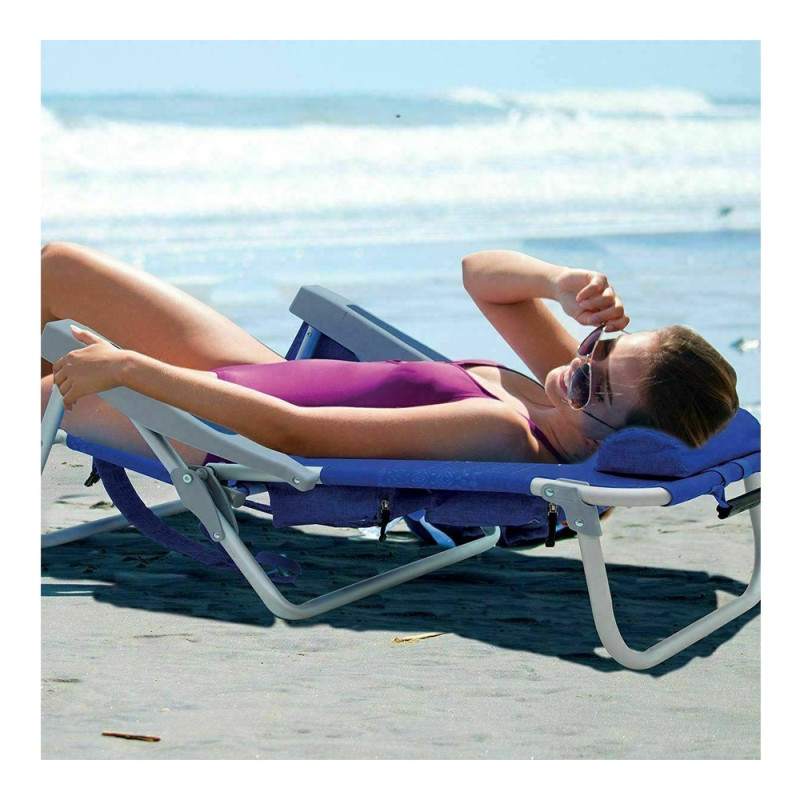 Spiaggina da Mare Pieghevole sedia Sdraio a zaino per Mare Spiaggia 136kg  TommyBahama
