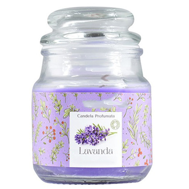 Candela 510 gr 90 ore di profumo Fragranze Lavanda