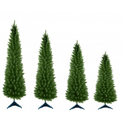 Albero di natale verde slim...