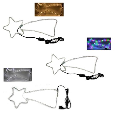 Stella cometa luminosa con...