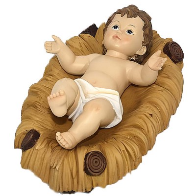 Gesu bambino con culla in...