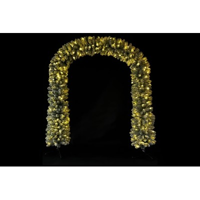 Arco innevato bianco grande...