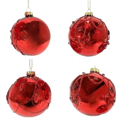 4 Palline in vetro soffiato...