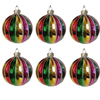 Set 6 Palline in vetro...