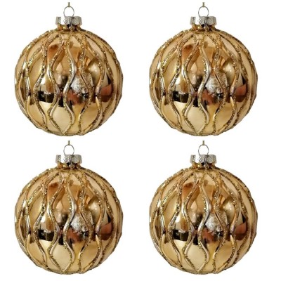 4 Palline in vetro soffiato...