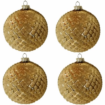 Set 4 palline con quadri...