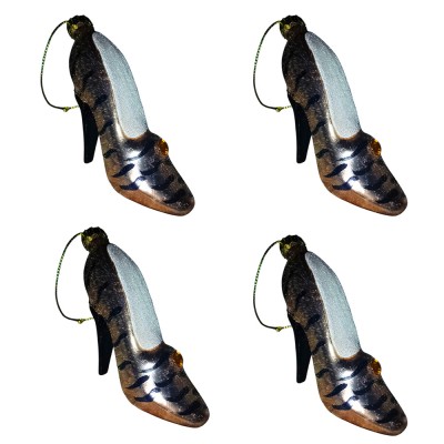 Set 4 scarpette con tacchi...