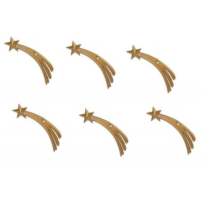Set 6 Stelle Comete Oro in...