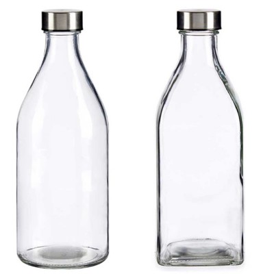 Set 2 Bottiglie in vetro da...