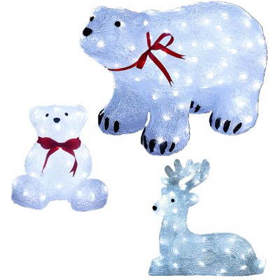 Set 3 Decorazioni Natalizie...