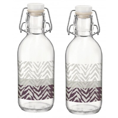 Set 2 Bottiglie in Vetro...