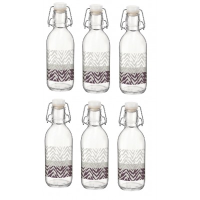 Set 6 Bottiglie in Vetro...