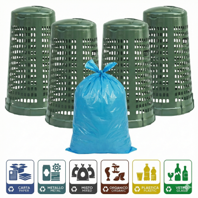 Set 4 Trespolo Porta Sacco...