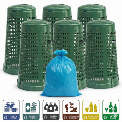 Set 6 Trespolo Porta Sacco...