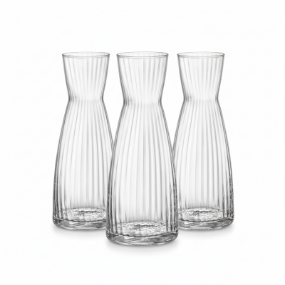 Set 3 Caraffa in Vetro Star...