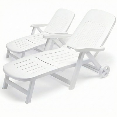 Set di 2 Lettino prendisole...