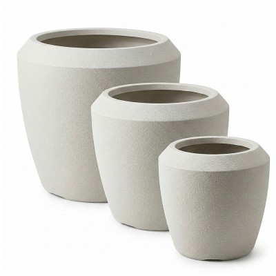 Set 3 Vasi per piante vere...