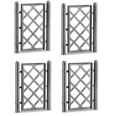 Set da 4 Spalliera grigia...