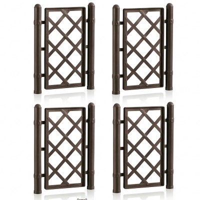 Set da 4 Spalliera moka...