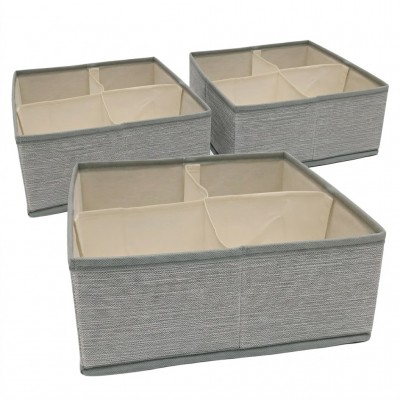Set di 3 Organizer Armadio...