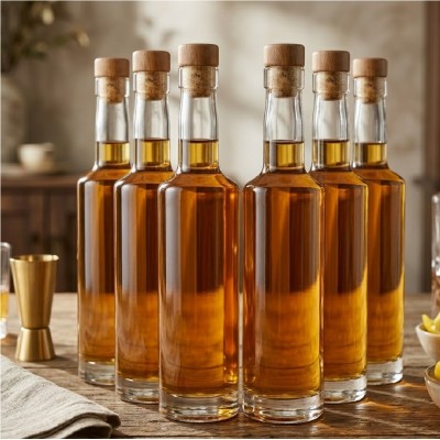 6 Bottiglie in vetro 500ml...