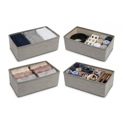 Set 4 Scatole Organizer in...