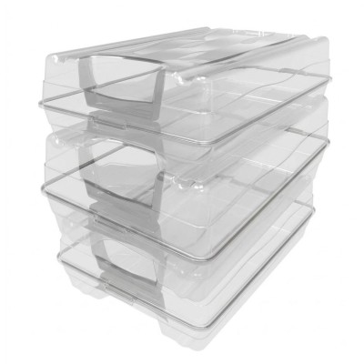 3x Scatole storage chiuse...
