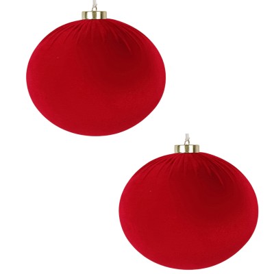 2 Palle rosse giganti sfera...
