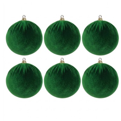 6 Palle verdi antico scuro...