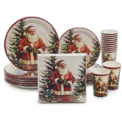 Set Tavola babbo Natale 38...